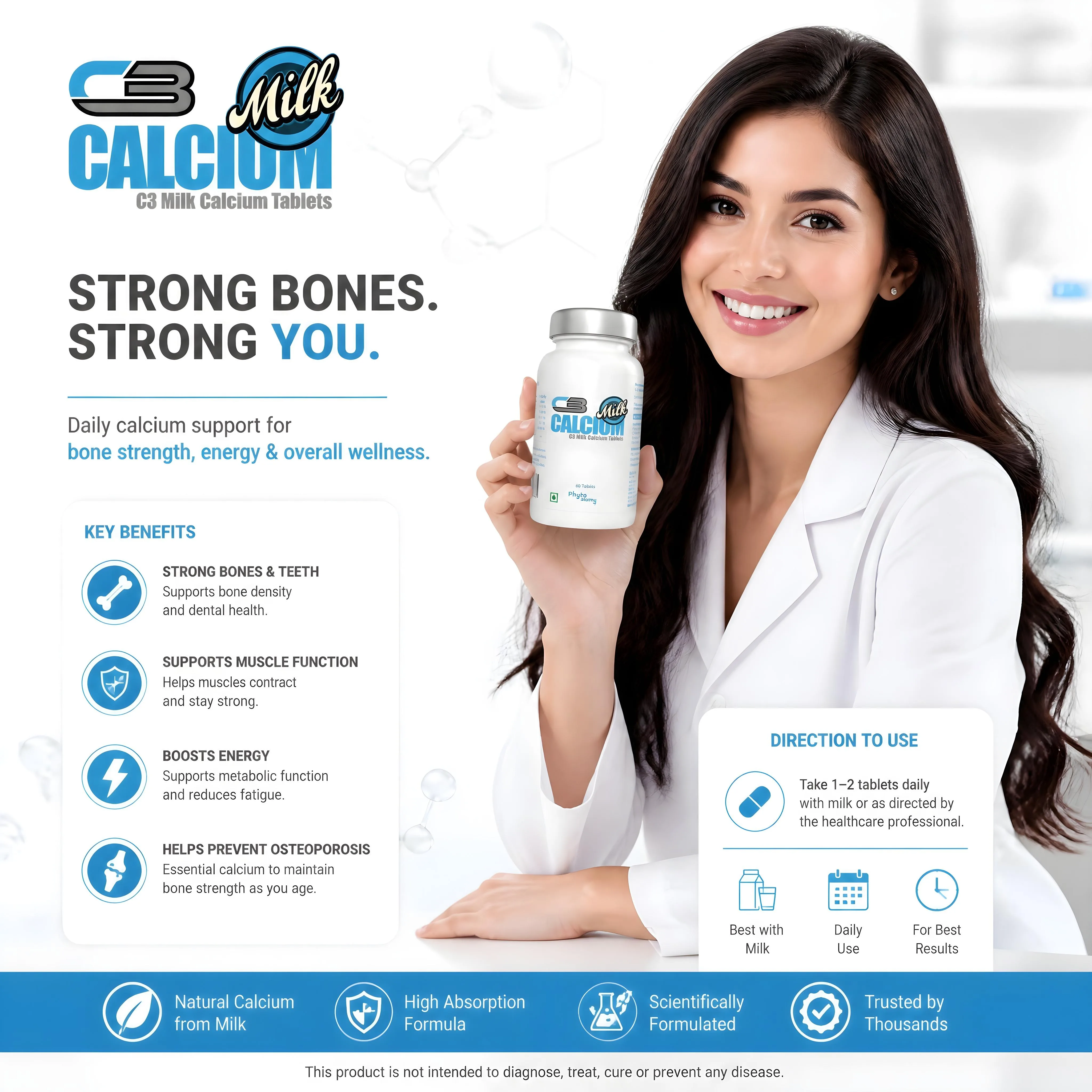 C3 Milk Calcium Tablets (HS00673)
